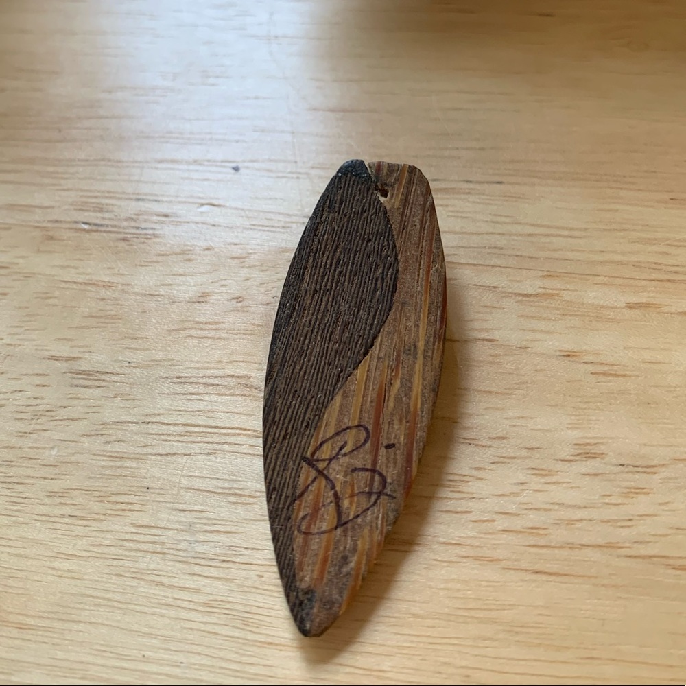Wooden Surf Board Charm - Picture 5 of 6